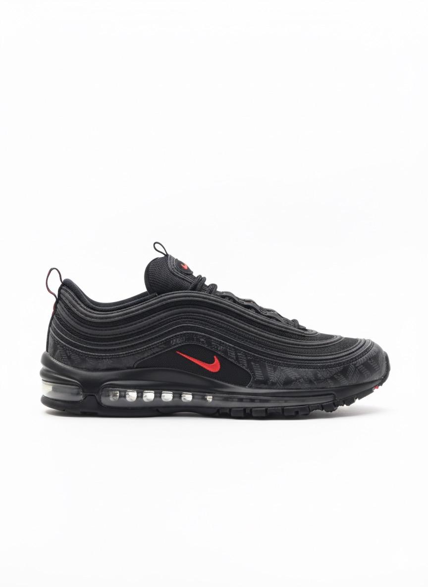 Nike Air Max 97 in the Black/University Red colorway