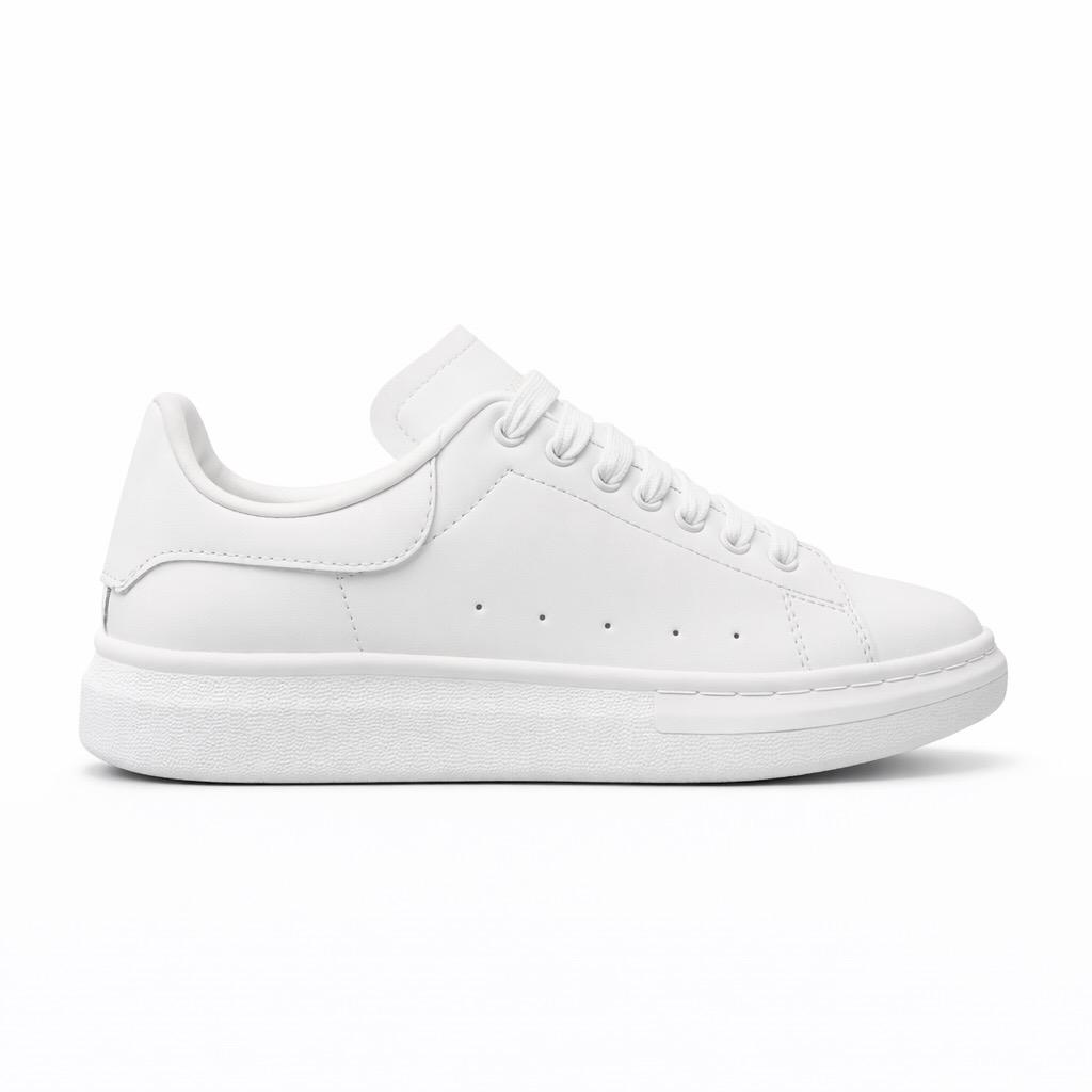 Alexander McQueen Oversized Sneaker in off-white